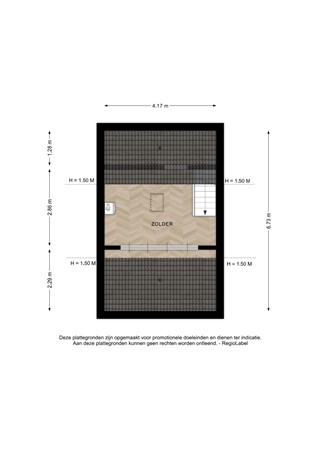 Floorplan - Brinckerinckstraat 10, 7412 DZ Deventer