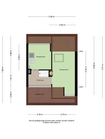 Floorplan - Van Doetinchemstraat 5, 7415 CW Deventer