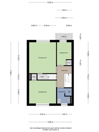 Floorplan - Van Doetinchemstraat 5, 7415 CW Deventer