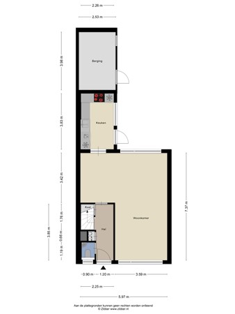 Floorplan - Snijderspad 7, 7431 AM Diepenveen