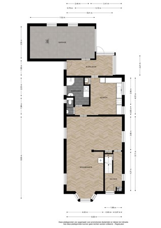 Floorplan - Het Anem 28, 8131 PA Wijhe