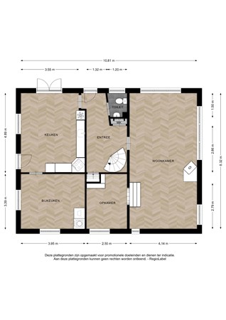 Floorplan - Henri Dunantstraat 5, 7391 WE Twello
