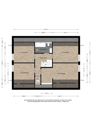 Floorplan - Henri Dunantstraat 5, 7391 WE Twello