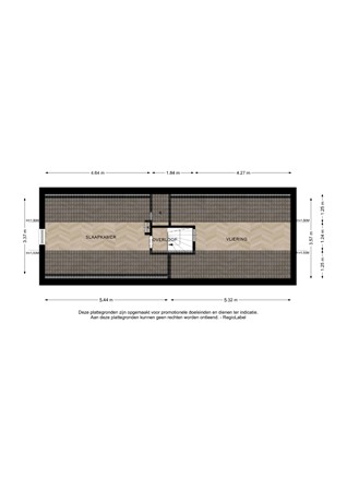 Floorplan - Henri Dunantstraat 5, 7391 WE Twello