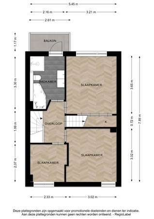 Floorplan - Diepenveenseweg 168, 7413 AV Deventer
