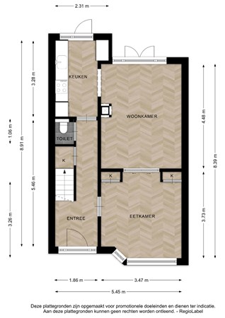 Floorplan - Diepenveenseweg 168, 7413 AV Deventer