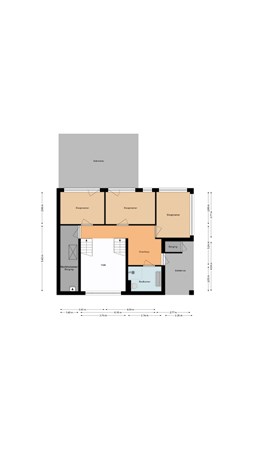 Floorplan - Nijstad 18, 7909 HS Hoogeveen