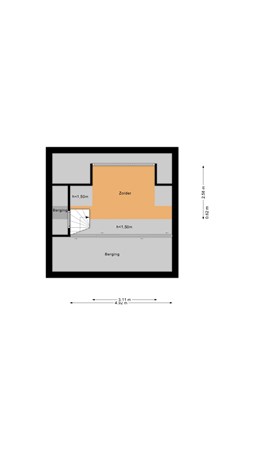 Floorplan - Meidoornstraat 5, 7775 BC Lutten