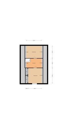Floorplan - Van Echtenswijk 10, 7916 TD Elim