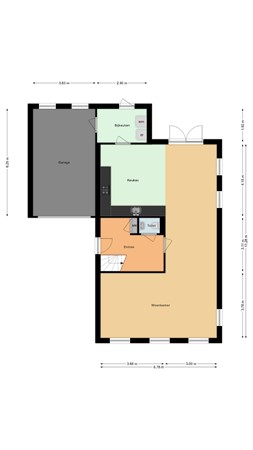 Floorplan - Dedemsvaartseweg-Zuid 107, 7775 AE Lutten