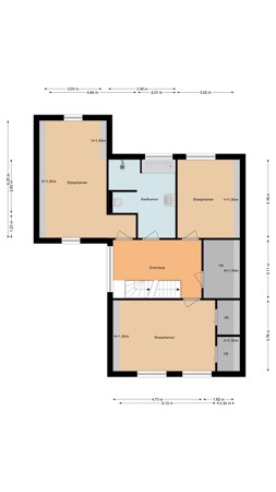Floorplan - Dedemsvaartseweg-Zuid 107, 7775 AE Lutten