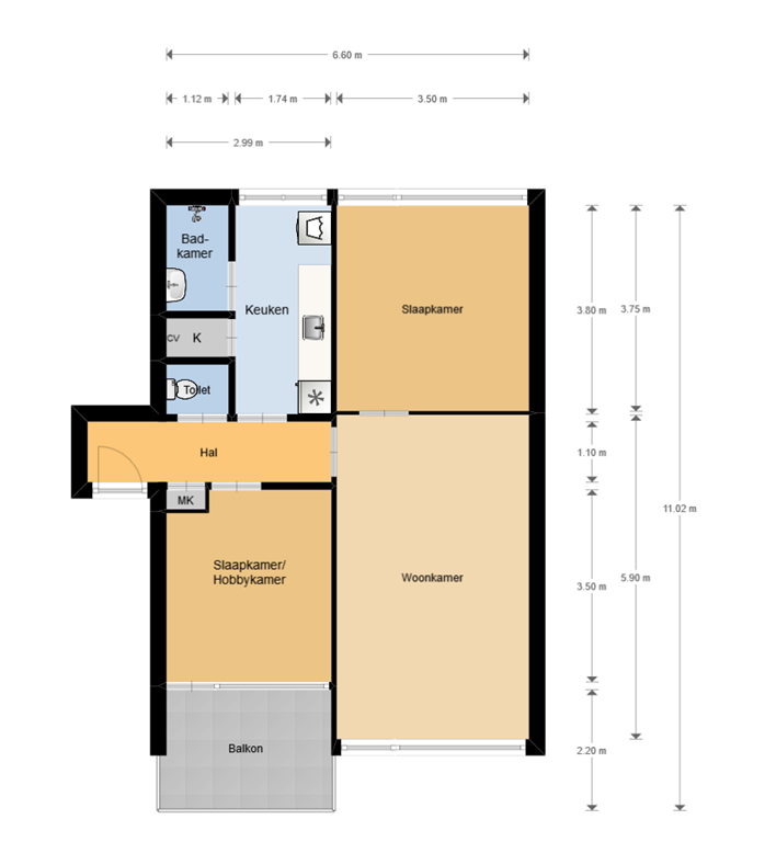 mediumsize floorplan