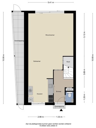 Zevenbladstraat 72, 6841 KW Arnhem - Begane grond