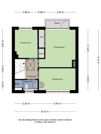 De Moorstraat 14, 6826 NV Arnhem - Eerste verdieping