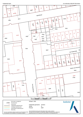 Van Hasseltstraat 68, 6821 AP Arnhem - kadaster