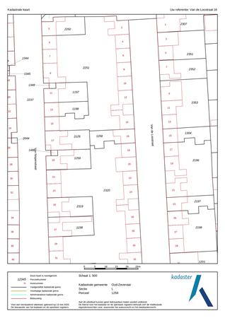 Van De Loostraat 16, 6901 BP Zevenaar - kadaster