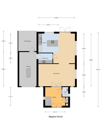 Cantatestraat 14, 6842 DG Arnhem - Begane grond