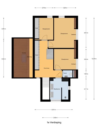 Cantatestraat 14, 6842 DG Arnhem - Eerste verdieping