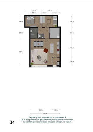 Vrouwenslag 61, 6931 WP Westervoort - Begane grond