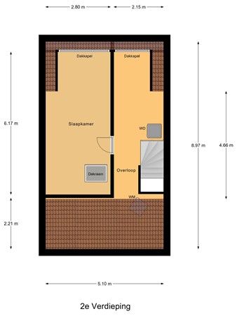 Kersenplukkerserf 13, 6846 AW Arnhem - Tweede verdieping