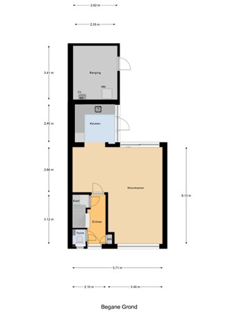 Hunenborgstraat 16, 6825 BT Arnhem - Begane grond