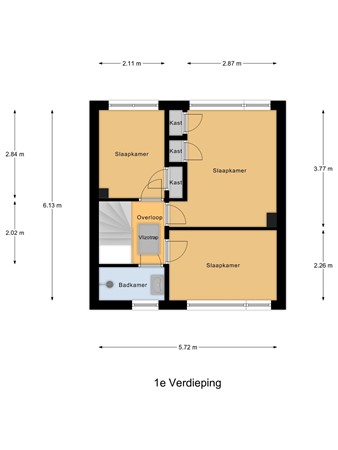 Hunenborgstraat 16, 6825 BT Arnhem - Eerste verdieping