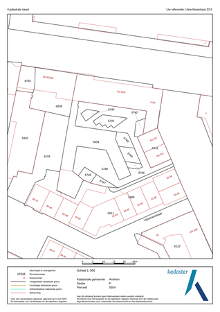 Utrechtsestraat 33-5, 6811 LS Arnhem - kadaster