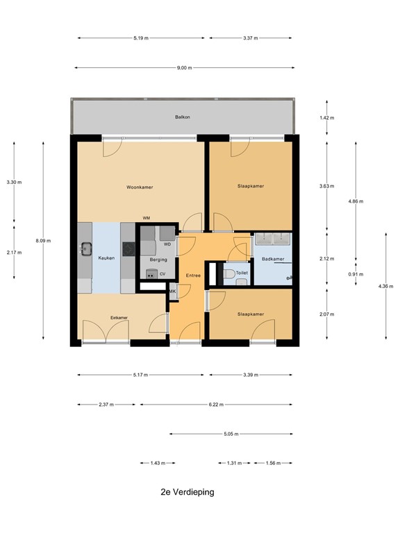 mediumsize floorplan