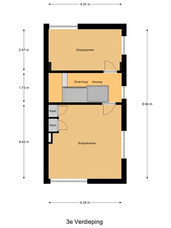 De Rijpstraat 26, 6828 ZL Arnhem - Derde verdieping