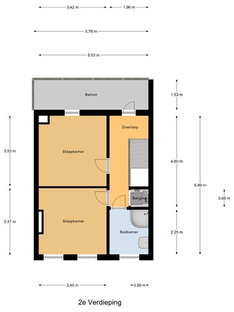 Hommelseweg 353, 6821 LJ Arnhem - Tweede verdieping