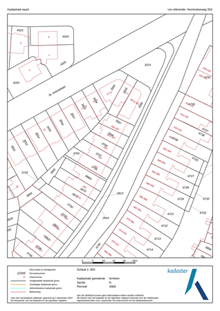 Hommelseweg 353, 6821 LJ Arnhem - kadaster