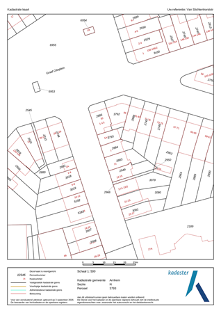 Van Slichtenhorststraat 3, 6821 CJ Arnhem - kadaster