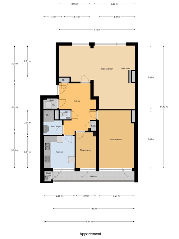 mediumsize floorplan