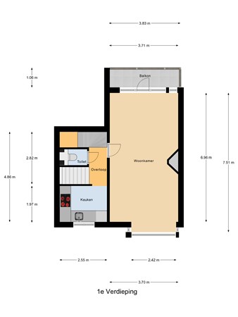 Molenbeekstraat 23, 6824 AV Arnhem - Eerste verdieping
