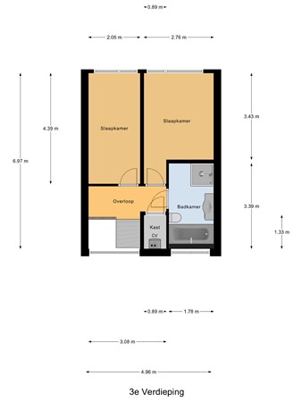 Tolhuis 6142, 6537 TJ Nijmegen - Derde verdieping