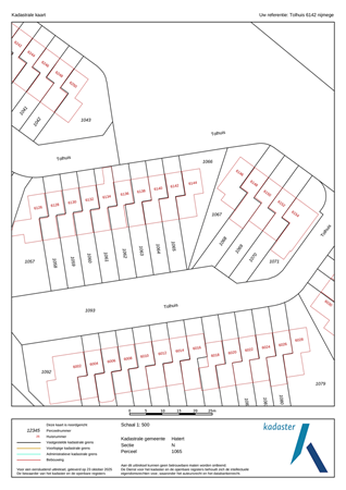 Tolhuis 6142, 6537 TJ Nijmegen - kadaster