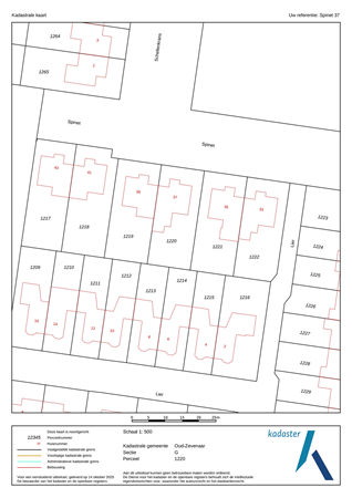 Spinet 37, 6904 PD Zevenaar - kadaster