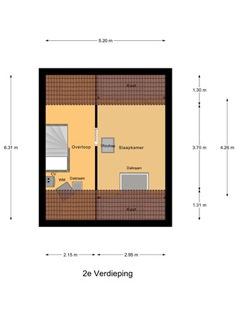 Zierikzeestraat 35, 6845 BL Arnhem - Tweede verdieping