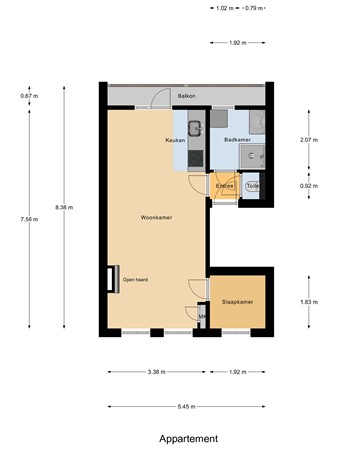 St. Janskerkstraat 79, 6822 EJ Arnhem - Tweede verdieping