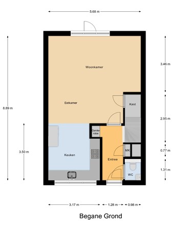 Koningskampstraat 5, 6905 TK Zevenaar - Begane grond