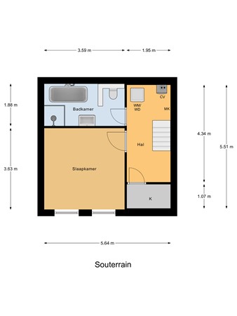Naëll Tynnegieterstraat 35, 6821 EV Arnhem - Souterrain