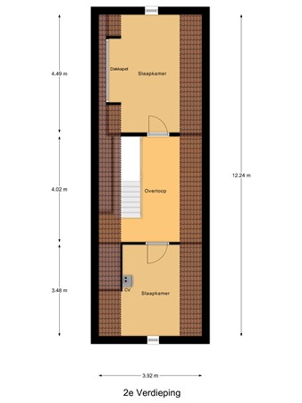 Cantatestraat 14, 6842 DG Arnhem - Tweede verdieping