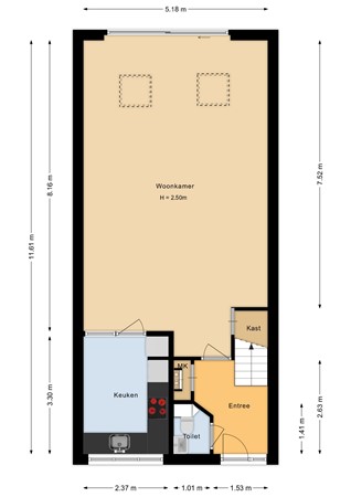 Ien Dalessingel 193, 7207 LD Zutphen - Begane grond