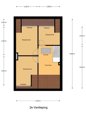 Schavenmolenstraat 49, 6824 AB Arnhem - Tweede verdieping