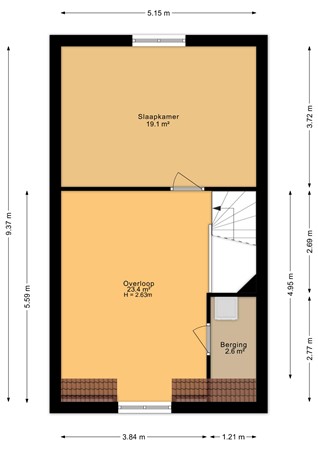 Daphnestraat 9, 6846 XN Arnhem - Tweede verdieping