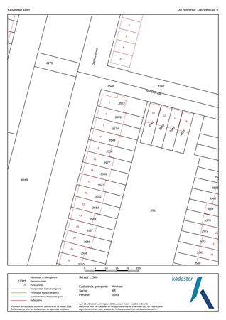 Daphnestraat 9, 6846 XN Arnhem - kadaster