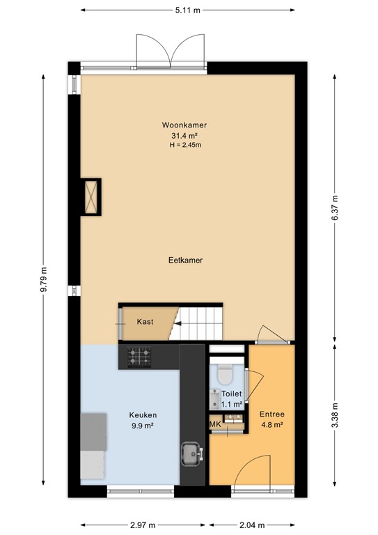 mediumsize floorplan