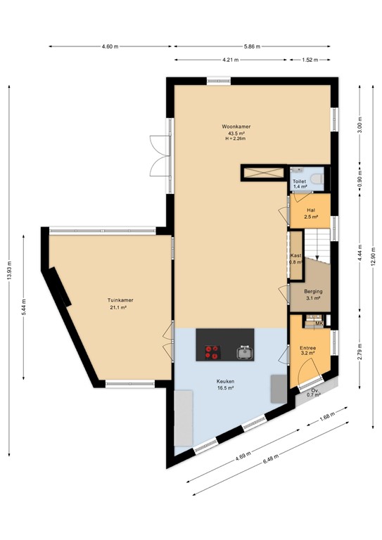 mediumsize floorplan