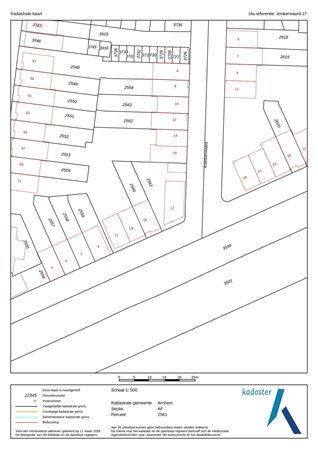 Jonkerwaard 17, 6846 EV Arnhem - kadaster