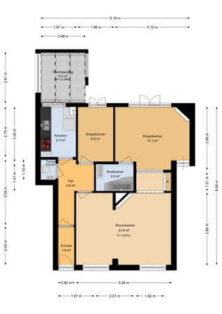 Onder de Linden 53E, 6822 KH Arnhem - Begane grond